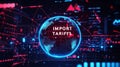 Import tariffs increase concept with digital elements. Royalty Free Stock Photo