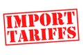 IMPORT TARIFFS Rubber Stamp