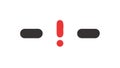 Important Alert Message: Notification Warning Icon, vector design Generative AI Royalty Free Stock Photo