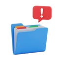 Important document folder Royalty Free Stock Photo
