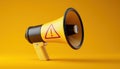 Important Message Announcement From Megaphone Royalty Free Stock Photo