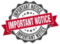 Important notice stamp