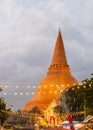 Phra Pathom Chedi Ratchaworamahawihan in Nakhon Pathom Thailand Asia