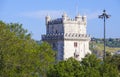 Important tourist attraction in Lisbon - The Tower of Belem Royalty Free Stock Photo