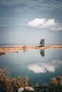 Important wetland National Park Delta Evros in Thrace Greece near to Feres and Alexandroupolis Royalty Free Stock Photo