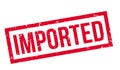 Imported rubber stamp Royalty Free Stock Photo