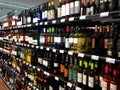 Imported wine selection