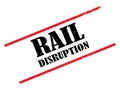 Rail disruption stamp