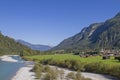 River valley of the Lech in Tyrol