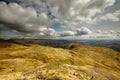 Imposing clouds cover the Lake District landscape Royalty Free Stock Photo