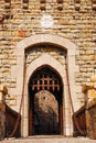 An imposing entrance to a winery in the Napa Valley