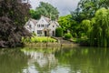 Imposing house on the river Thames