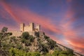 Imposing Kasbah of Beni Mellal which is a Berber castle and historical monument in the city of Beni Mellal, Morocco. Royalty Free Stock Photo