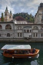 The imposing Ljubljana Castle dominating the city skyline