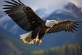 Imposing Majestic eagle. Generate Ai Royalty Free Stock Photo