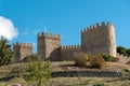 The imposing medieval city wall of Avila