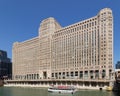 The Merchandise Mart Building in Downtown Chicago. Royalty Free Stock Photo