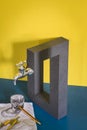 Impossible object / Penrose triangle Impossible object Royalty Free Stock Photo