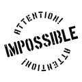 Impossible rubber stamp