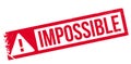 Impossible rubber stamp