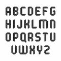 Impossible shape font