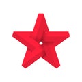 Impossible star. Vector Illustrstion Royalty Free Stock Photo
