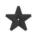 Impossible star. Vector Illustrstion Royalty Free Stock Photo