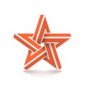 Impossible star. Vector Illustrstion Royalty Free Stock Photo