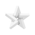 Impossible star. Vector Illustrstion Royalty Free Stock Photo