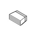 impreg timbers isometric icon vector illustration