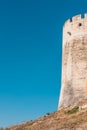 Impregnable medieval stone fortress Royalty Free Stock Photo