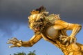 Ogoh-ogoh statue built for the Ngrupuk parade, which takes place on the even of Nyepi day in Bali island, Indonesia