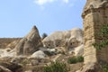 Impresive stones in Cappadokia Royalty Free Stock Photo