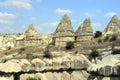 Impresive stones in Cappadokia Royalty Free Stock Photo
