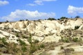 Impresive stones in Cappadokia Royalty Free Stock Photo