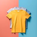 Impress your audience with stunning mockup of t-shirt design Royalty Free Stock Photo