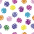 Polka Dot Abstract Pattern Seamless Royalty Free Stock Photo