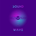 Modern sound wave equalizer. Abstract Fluid Creative Templates with Dynamic Circle Waves.Cards, Color Covers Set. Geometric design Royalty Free Stock Photo