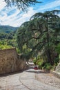 Impression of the village Viviers in the Ardeche region of Franc