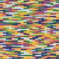 Seamless pattern of many multi-colored bricks squares of impressionism colors Royalty Free Stock Photo