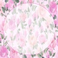 Impressionist oil painting Rose blossom Flowers