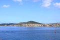 Impressions of the Baia Pozzuoli from the boat, Naples Italy