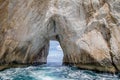 Impressions of a boat trip around the island of Capri in spring, Italy