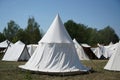 Impressions of a camp life on a medieval festival in Germany