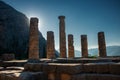 Impressions of the famous ancient site of Delphi in Northern Greece Royalty Free Stock Photo