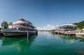 Impressions of the Harbor of Breganz at Lake Constance, Austria