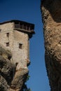 View on Part of the  Holy Monastery of Varlaam Royalty Free Stock Photo