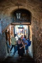 Inside View of Holy Monastery of Varlaam Royalty Free Stock Photo