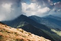 Impressive alpine highlands on a beautiful sunny day. Location place Carpathian mountains, Ukraine