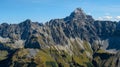 Impressive alpine peak close to Oberstdorf Royalty Free Stock Photo